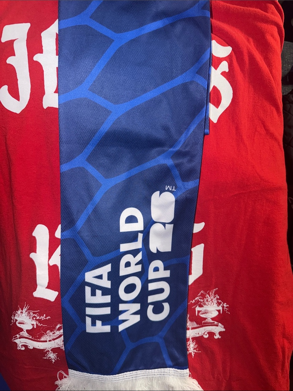 🏆 OFFICIAL FIFA WORLD CUP 2026 SOFI STADIUM MATCH SCARF 🏆
